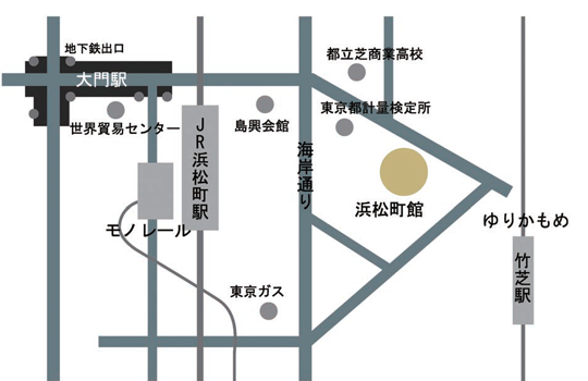 東京都立産業貿易センター地図